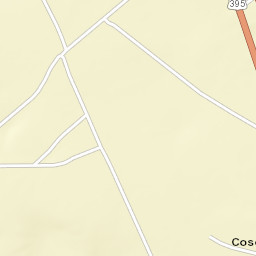 Coso California Street Map