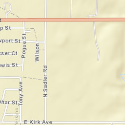 944 South Brush Creek Road, Perkins, OK Street Map