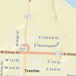 100-108 East 1st Street, Trenton, TN Street Map