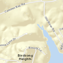 Birdsong Heights Tennessee Street Map