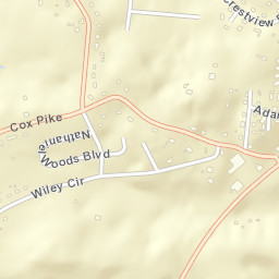 Lake Road Tennessee Street Map