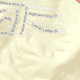 863-873 Briargrove Drive, La Vergne, TN Street Map