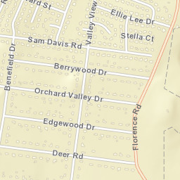 Lake Farm Estates Tennessee Street Map