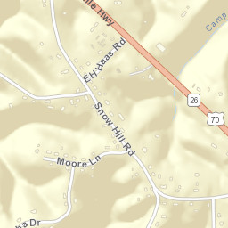 Snows Hill Tennessee Street Map