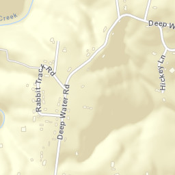 Caney Forks Tennessee Street Map