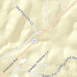 1740-1920 Peavine Road, Crossville, TN Street Map