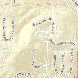 Deep Creek Tennessee Street Map