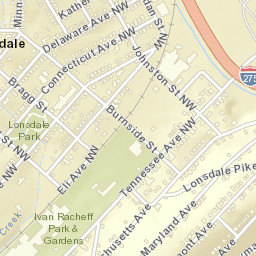 Lonsdale Tennessee Street Map