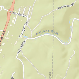 Tusayan Arizona Street Map