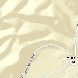 Hurricane Mills Tennessee Street Map