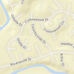 Cottonwood Estates Tennessee Street Map