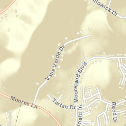 Mooreland Estates Tennessee Street Map