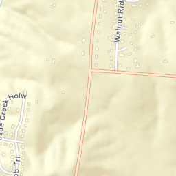 Walnut Ridge Tennessee Street Map