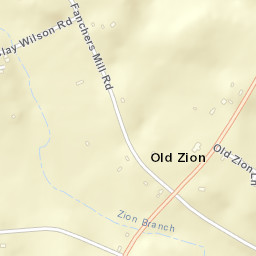 Old Zion Tennessee Street Map