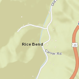 Rice Bend Tennessee Street Map