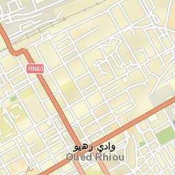 Oued Rhiou Street Map