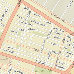 Hashtgerd Street Map