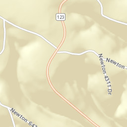 Piercetown Arkansas Street Map