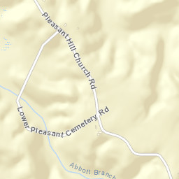 Pleasant Hill Tennessee Street Map
