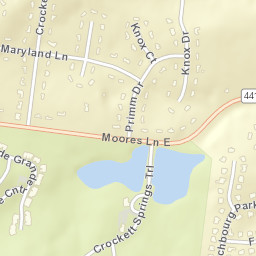 Crockett Hills Tennessee Street Map