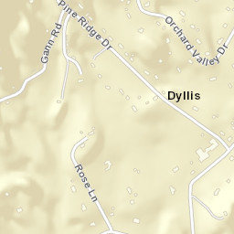 Dyllis Tennessee Street Map