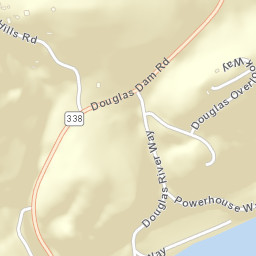 Douglas Overlook Way Dandridge TN Street Map