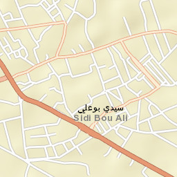 Sidi Bou Ali Street Map