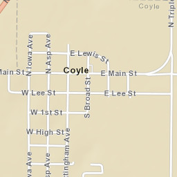300-398 East Main Street, Coyle, OK Street Map