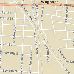 185-299 Oklahoma 51, Wagoner, OK Street Map