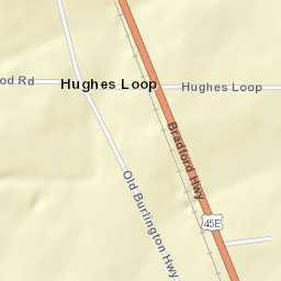 Hughes Loop Tennessee Street Map
