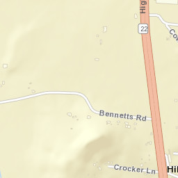 Hillard Tennessee Street Map