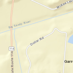 Garrettsburg Tennessee Street Map