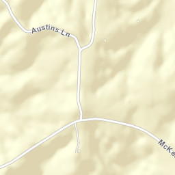 Pond Branch Tennessee Street Map