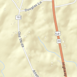 Gismonda Tennessee Street Map