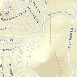 Monticello Tennessee Street Map