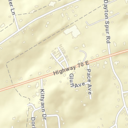 Dayton Spur Tennessee Street Map