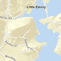 Little Emory Tennessee Street Map