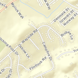 Trails End Tennessee Street Map