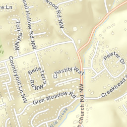 Countryside Tennessee Street Map