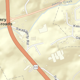 Henry Crossroads Tennessee Street Map