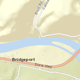 Bridgeport Tennessee Street Map