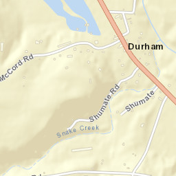Durham Arkansas Street Map