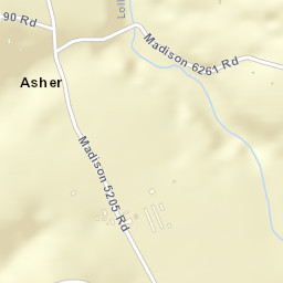 Asher Arkansas Street Map