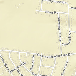 Tarrytown Estates Tennessee Street Map