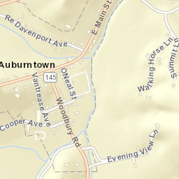 Auburntown Tennessee Street Map