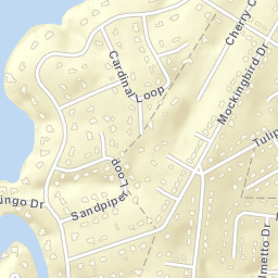 Holiday Hills Tennessee Street Map
