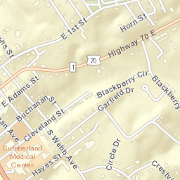 Harrison Addition Tennessee Street Map