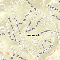 Stonebrook Tennessee Street Map