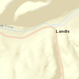 Landis Arkansas Street Map