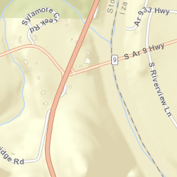 Allison Arkansas Street Map